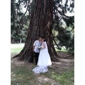 Mariage de Inès et Eddy le 24 juillet 2021 au château Pams de PRADES 