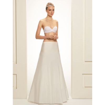 Jupon de mariée sans cerceau tulle Ivoire T 36 à 44