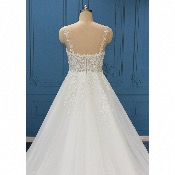 Robe de mariée Maïna T40 et 46 princesse  bretelles 