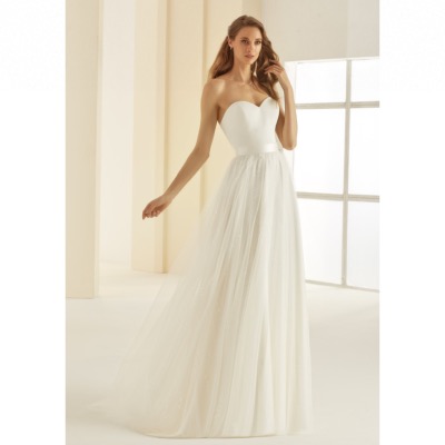 Achat en ligne Jupe de mariée Corsica en tulle pailleté, doublée ivoire T 36 à 48