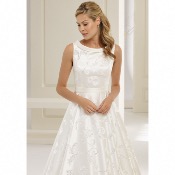 Destockage! Robe de mariée Cascada T40 Jacquard Bianco Evento ivoire