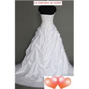 Destockage Robe de mariée Scarlett T 42 blanche 