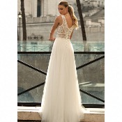 Destockage, Robe de mariée Jeanne T 40, 42  Ellebeline, ivoire