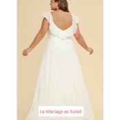 Déstockage Robe de mariée Léna ivoire T 46, 50 et 54