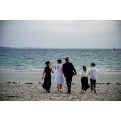 Mariage de Elodie et Loig le 18/10/2025 à Plougonvelin, plage du Trez Hir