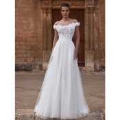 Jupe de mariée Séphora en tulle ivoire T 36 à 44 