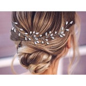 Fil souple pour coiffure de mariage forme feuilles