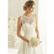 Destockage Robe de mariée Ophélia T 36 et T 38 ivoire 