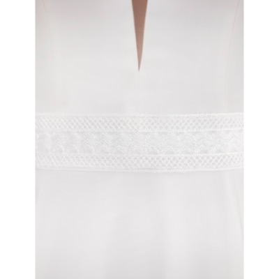 Ceinture de mariée en dentelle PA162, Bianco Evento