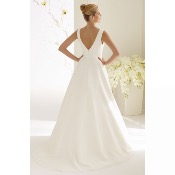 Robe de mariée Dalila simple et raffinée T 36 à 54 (Exclusivité boutique)