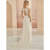 Robe de mariée fourreau Denise T 34, 38, 42 (Exclusivité boutique)