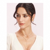 Collier fantaisie doré et perle mariage,  soirée 