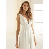 Achat en ligne, Combinaison de mariée Céleste Bianco Evento T 36 à 46 ivoire 