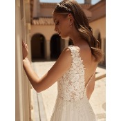 Robe de mariée Fluorite Ivoire mousseline T 36 à 50
