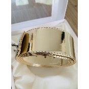 Ceinture de mariage style métallique doré ou argenté