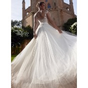 Jupe de mariée Séphora en tulle ivoire T 36 à 44 