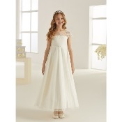 Robe de cérémonie fille en dentelle et tulle 7 à 13 ans